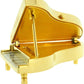 Miniature Clock Gold plated Piano Solid Brass IMP36G - CLEARANCE NEEDS RE-BATTERY