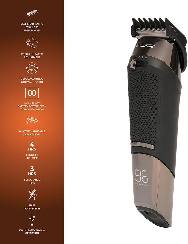 Paul Anthony 'Pro Series P300' USB-C Lithium Cordless Hair Clipper