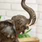 Naturecraft Collection - Elephant Trunk Raised Figurine