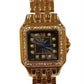 Clasico Ladies Water Resistant Square Bling Dial Metal Strap Bracelet Watch Available Multiple Colour