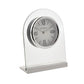 Wm.Widdop Arched Glass Mantel Clock Roman Dial