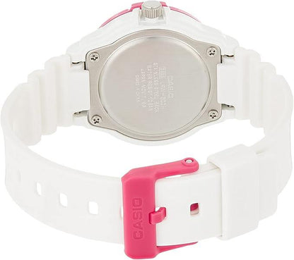 Casio Ladies Sports Dated Quartz Analogue Resin Rubber Strap Watch - LRW-200H Available Multiple Colour