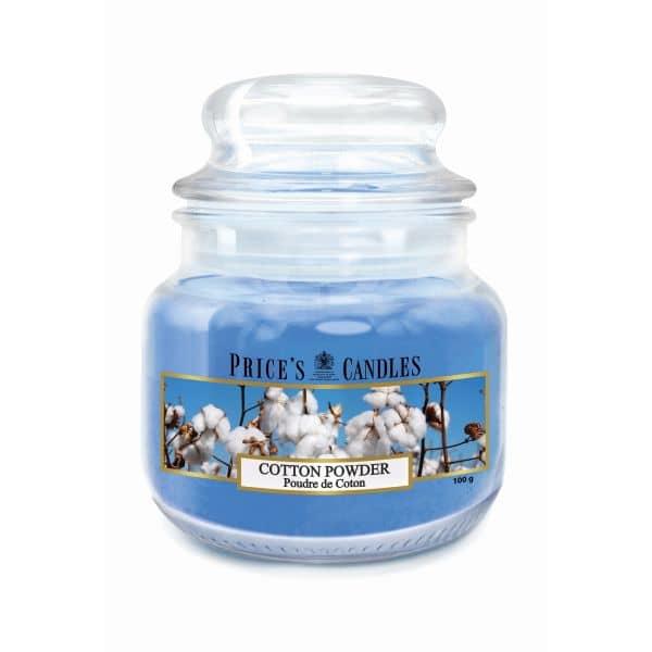 Price's Small Jar Candle – Cotton Powder