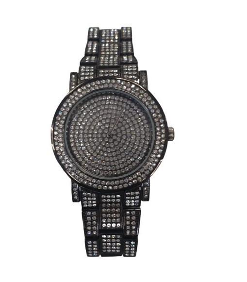 PI-7625 NY LONDON GENTS BLING WATCH ASSORTED COLOURS