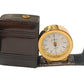 Imperial Travel Alarm Clock folds away into Black Leather bag  IMP610BL - CLEARANCE NEEDS RE-BATTERY