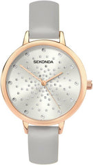 Sekonda Ladies Bling Editions Rose Gold Crystal Dial Watch 2943