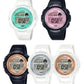 Casio Ladies Sports Dated Digital Watch Resin Rubber strap LWS-1200H Available Multiple Colour