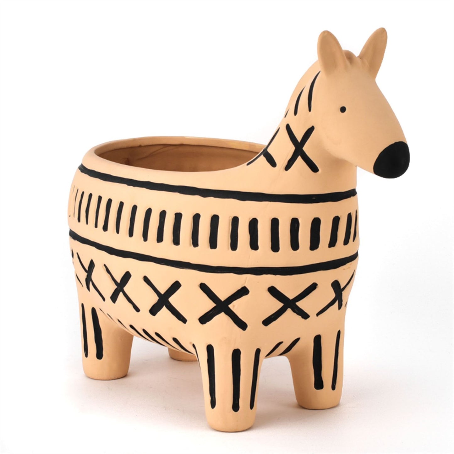 Hestia Ceramic Zebra Planter 34cm