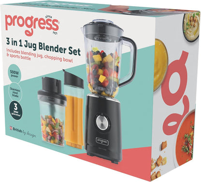 Progress 3 in 1 Jug Blender Set – Blending Cup