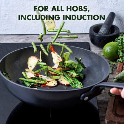 GreenPan Craft Healthy Ceramic Non-Stick 28 cm/3.6 Litre Wok Pan
