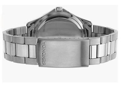 Sekonda Mens Analogue Dated Black Dial with Stainless Steel Bracelet Watch 1171