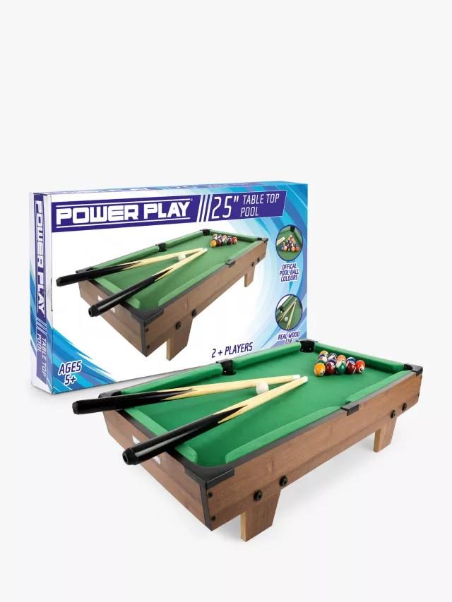 Power Play Table Top Pool Game, 25 Inch