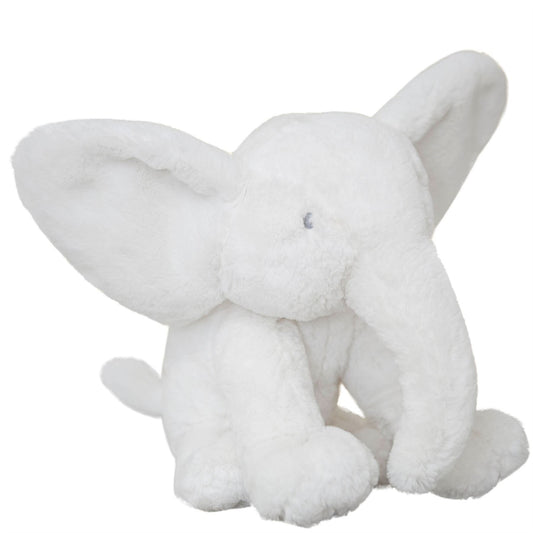 Bambino White Plush Elephant Large 31cm