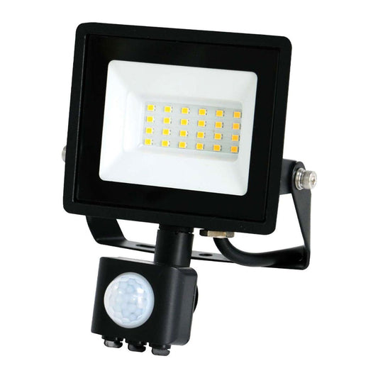 Eveready 10W IP44 LED PIR Floodlight - 1000 Lumen - 4,000K (Cool White)