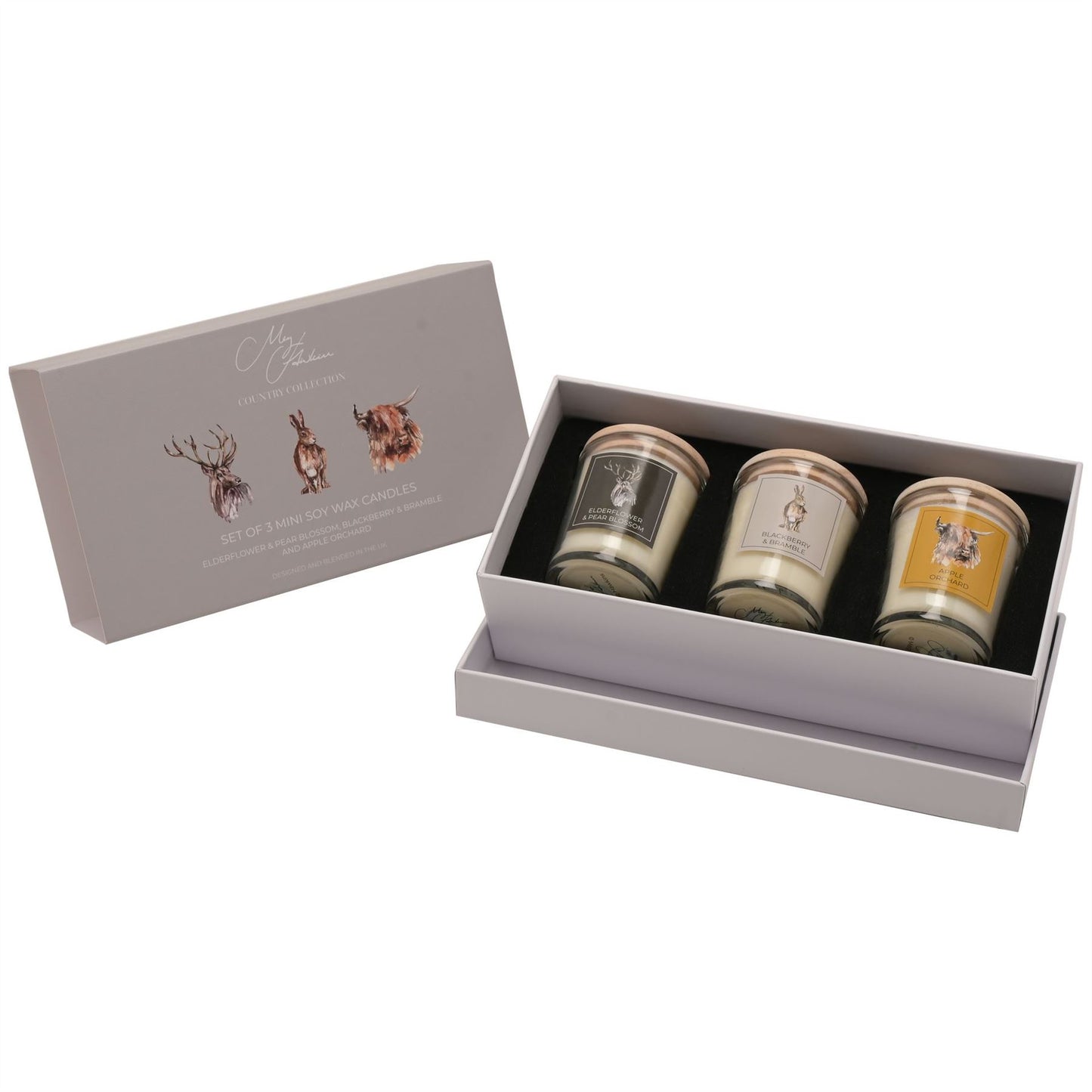 Meg Hawkins "Favourites" Set of 3 Mini Candles 70g