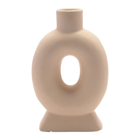 Hestia Cream Oval Style Vase
