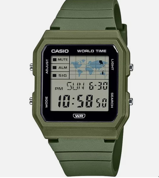 Casio Mens Green Digital Dual function Watch