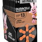 Duracell Hearing Aid Batteries - Pack of 6 - Box of 10