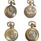 Retro Bronze Quartz Movement Pocket Watch Available multiple Design