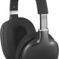 Maxim Bluetooth Headphones Wireless Range up to 25m, Calling, 12 Hours of Play Time, Metallic Black