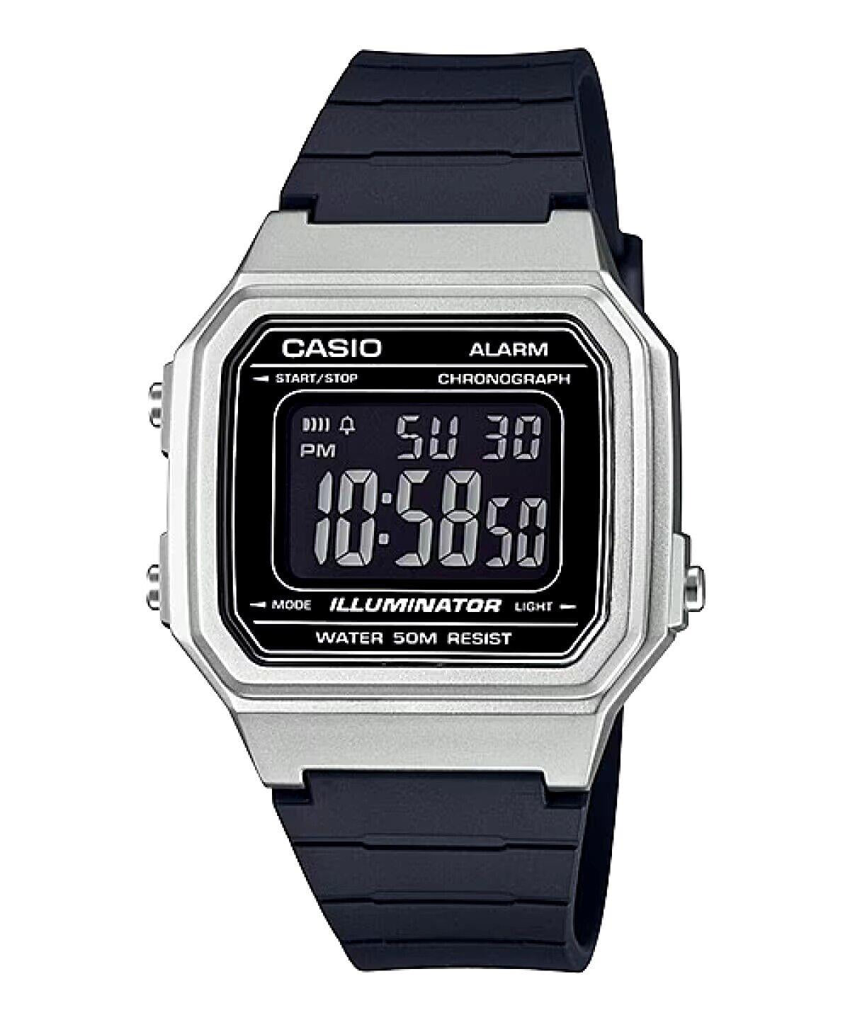 Casio Mens illuminator alarm Digital Watch W-217HM-7BVDF