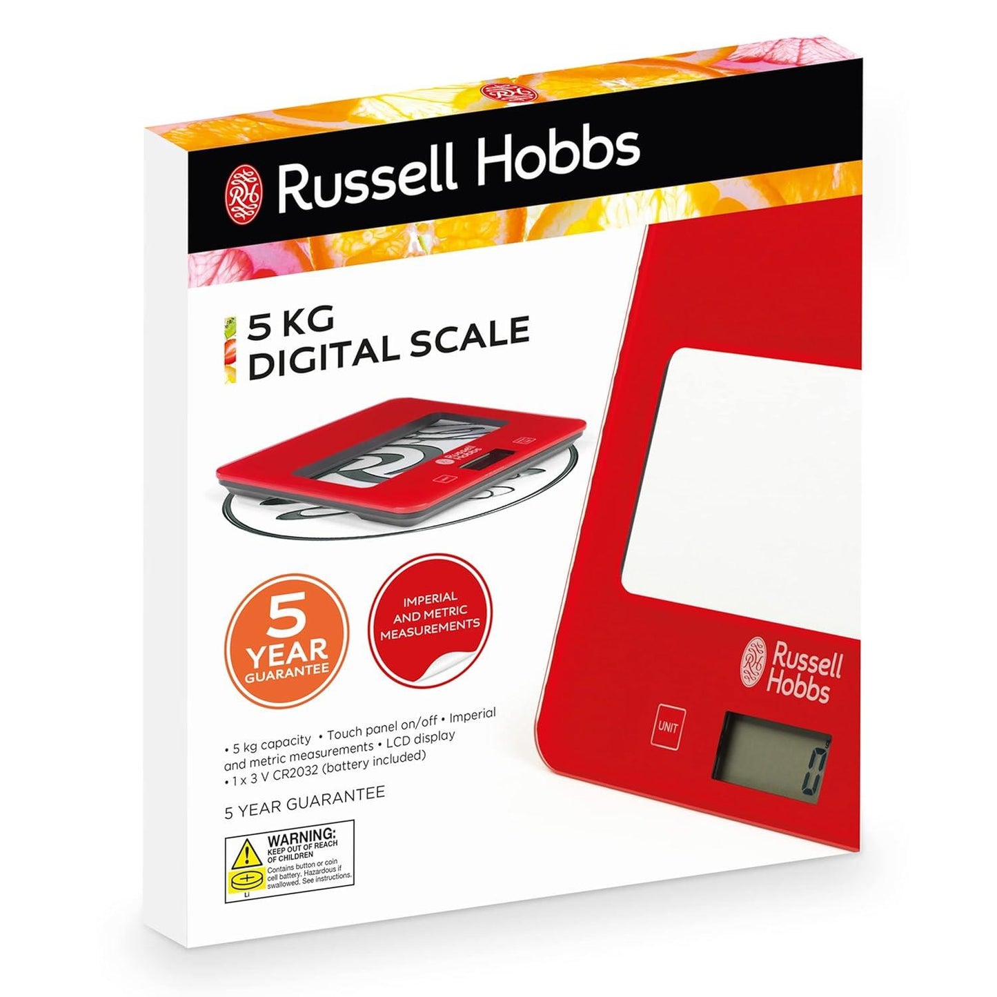 ussell Hobbs Digital Kitchen Scale 5kg