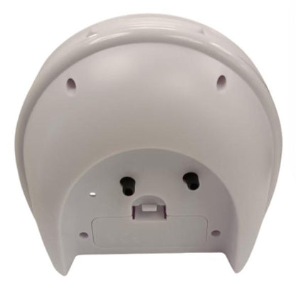 Acctim Jefferson Silent Sweep, Crescendo and Light features Bedside Alarm Clock in White - 16482