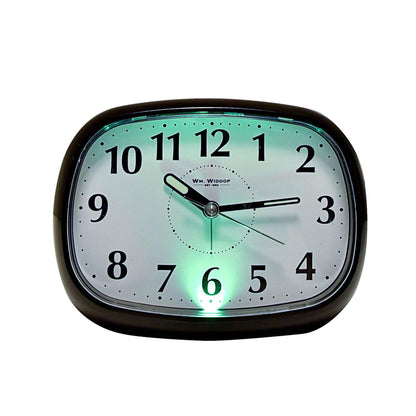 Wm.Widdop Alarm - Oval with Light & Snooze White
