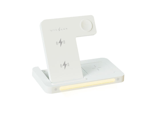 3-in-1 Wireless Charging Stand with LED Light 15W WYEFLUX