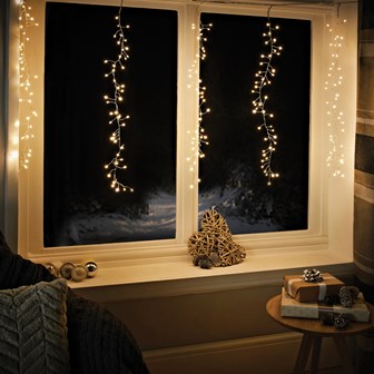 Christmas Workshop  240 LED Waterfall Curtain Chaser Lights - WW (Carton of 24)