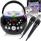 MR ENTERTAINER CDG Boombox Karaoke Machine with Bluetooth & Flashing Lights