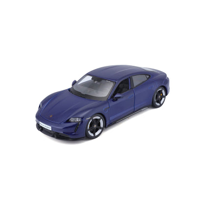 1:24 Porsche Taycan Turbo S Metallic Blue  - Diecast Model car Collectables
