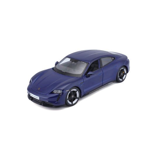 1:24 Porsche Taycan Turbo S Metallic Blue  - Diecast Model car Collectables
