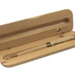 Imperial Wooden Light Brown Gold Trim Ball Pen With Handmade Wooden Box IMP308M - CLEARANCE MIGHT NEEDS RE-REFILL