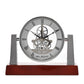 Wm.Widdop Mantel Clock Skeleton Movement Searchlight Style