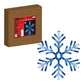 Christmas Workshop 60cm Blue/White LED Snowflake Window Light (Carton of 5)