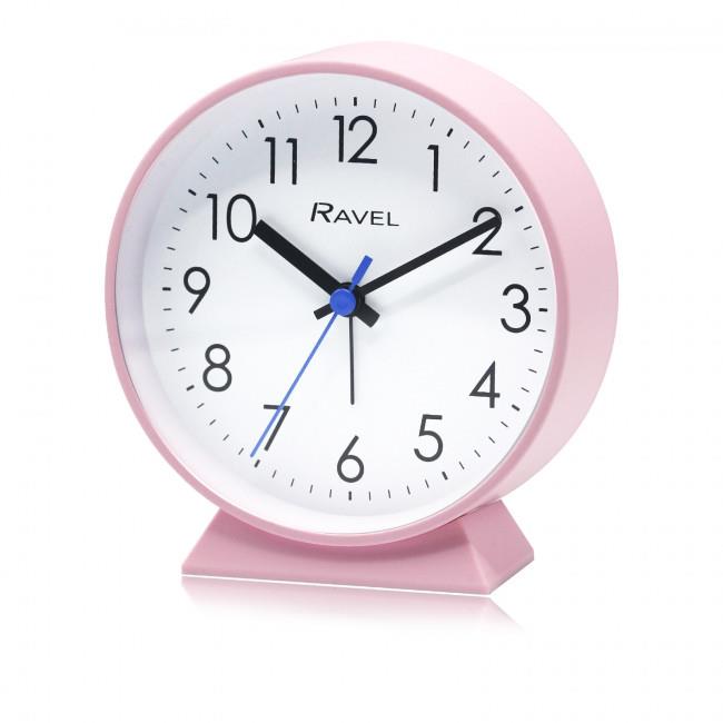 Ravel Bedside Modern Round Large Alarm Clock RC049 Available Multiple Colour