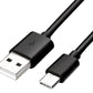 Woox MX0003 USB to Type C PVC Data Cable, 18W, 3.3ft 1m, Black