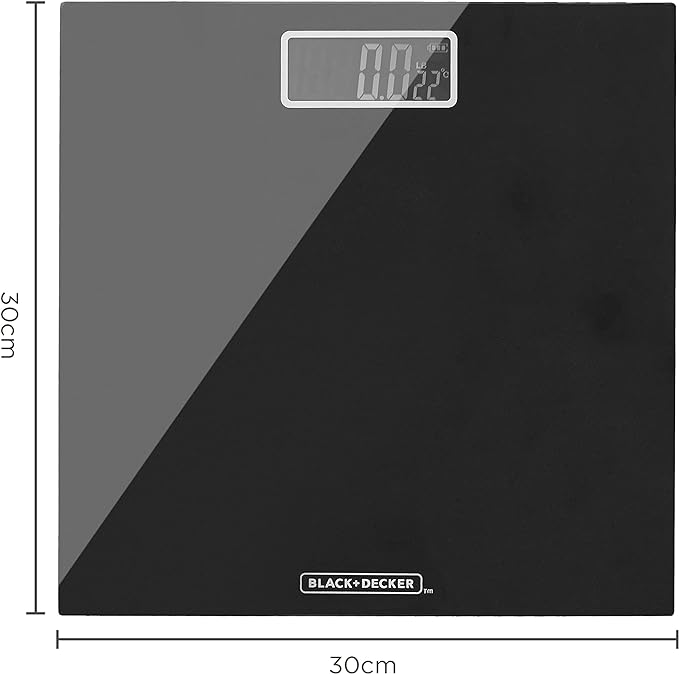 Black + Decker Bathroom Scales Black