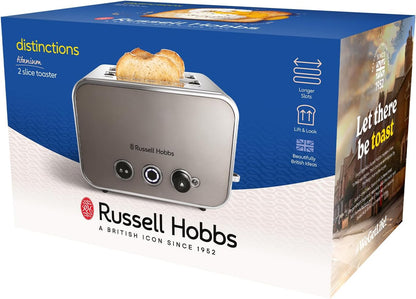 Russell Hobbs 2 Slice Distinctions Toaster Stainless Steel 1600W