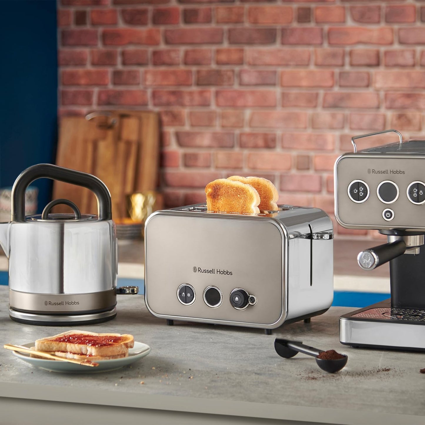 Russell Hobbs 2 Slice Distinctions Toaster Stainless Steel 1600W
