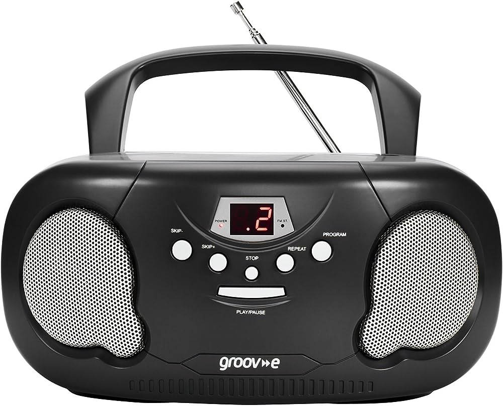 GVPS733BLK | Groov-e Boombox Black- GVPS733BLK