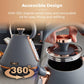 Tower Cavaletto 1.7L 3000W Pyramid Kettle - Grey/Rose Gold