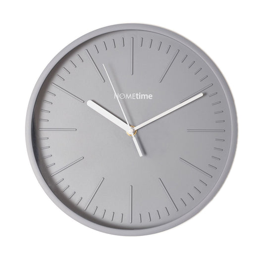 Hometime Round Wall Clock 28 cm - Grey
