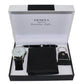 Geneva Mens Watch Gift set - Wallet Pen Keychain WATCH STYLE MAY VARY