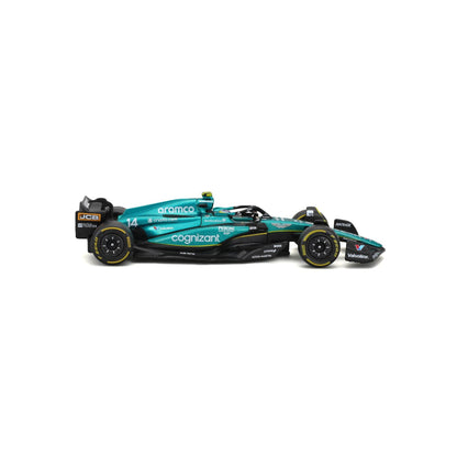 1:43 F1 Aston Martin 2023 Amr23 With Helmet Alonso - Diecast Model car Collectables