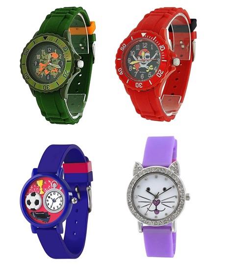 Tikkers Ladies/Boys/Girls Analogue Silicone Strap 10 Mix Watches - CLEARANCE NEEDS RE-BATTERY