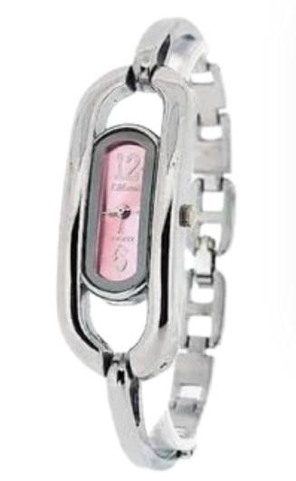 Luisant Ladies Fashion Duel Oval Dial Silver Steel Bracelet Strap Watch - CLEARANCE NEEDS RE-BATTERY Available Multiple Colour