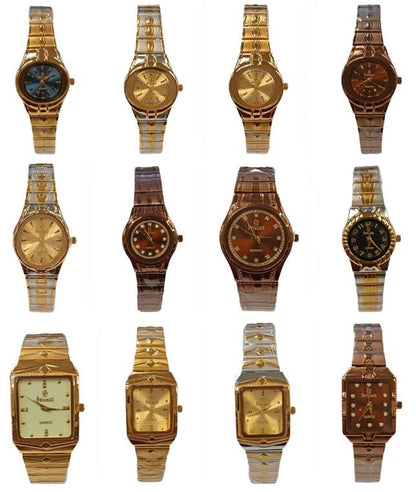 Swismax Ladies Bling Water Resistant Dial Metal Strap Watch Available Multiple Colour