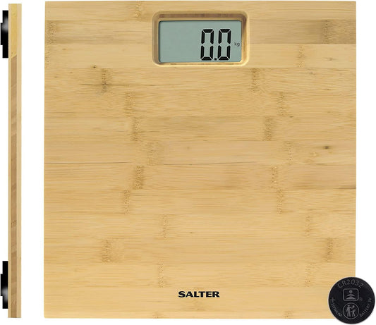 Salter Bamboo Electronic Bathroom Scale